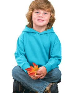 3326 Rabbit Skins Toddler Hooded Sweatshirt with Pockets Aqua