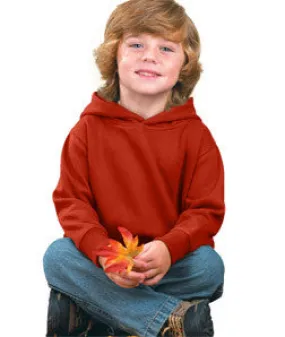 3326 Rabbit Skins Toddler Hooded Sweatshirt with Pockets Texas Orange