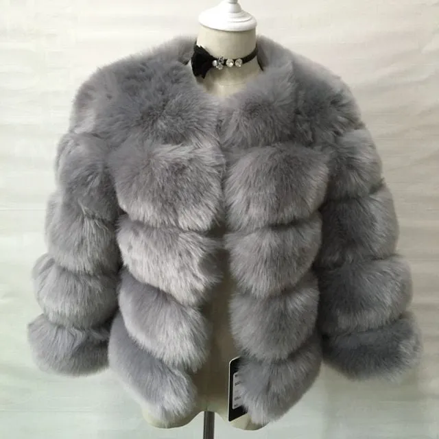 Ada Faux Mink Coat