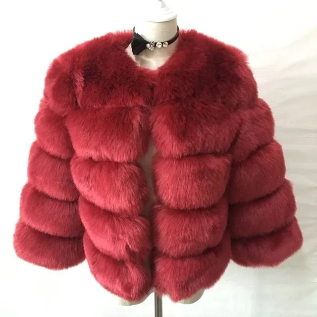 Ada Faux Mink Coat