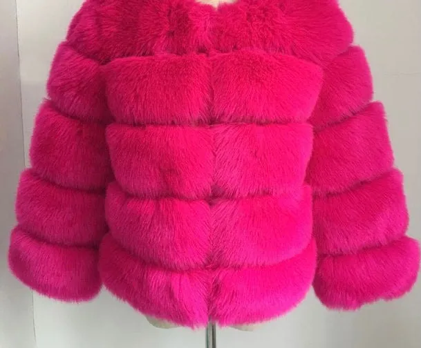 Ada Faux Mink Coat