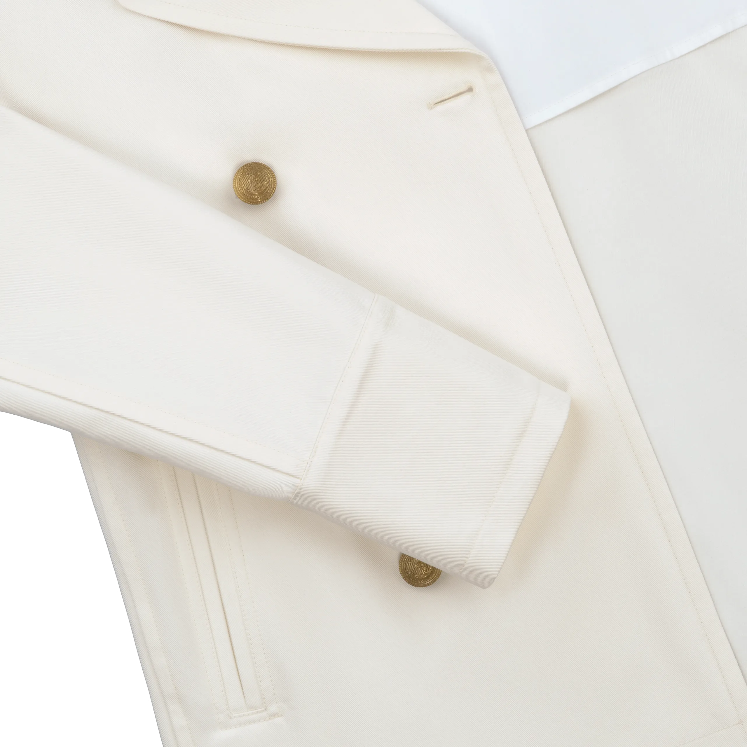 Amalfi Peacoat in White
