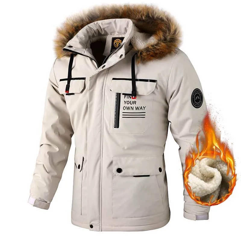 Andy – Men's Hooded Parka with Multiple Pockets