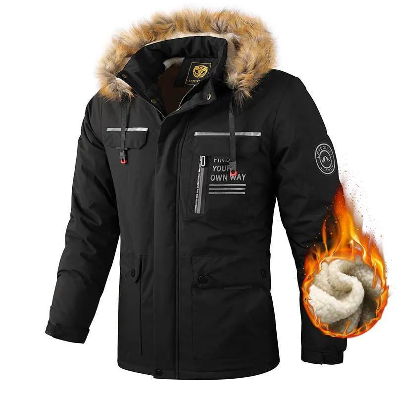 Andy – Men's Hooded Parka with Multiple Pockets
