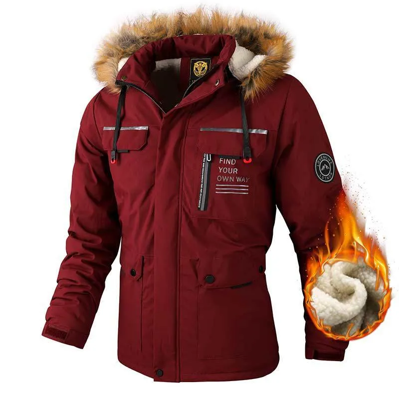 Andy – Men's Hooded Parka with Multiple Pockets