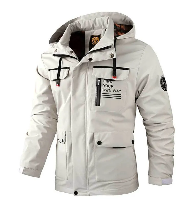Andy – Men's Hooded Parka with Multiple Pockets