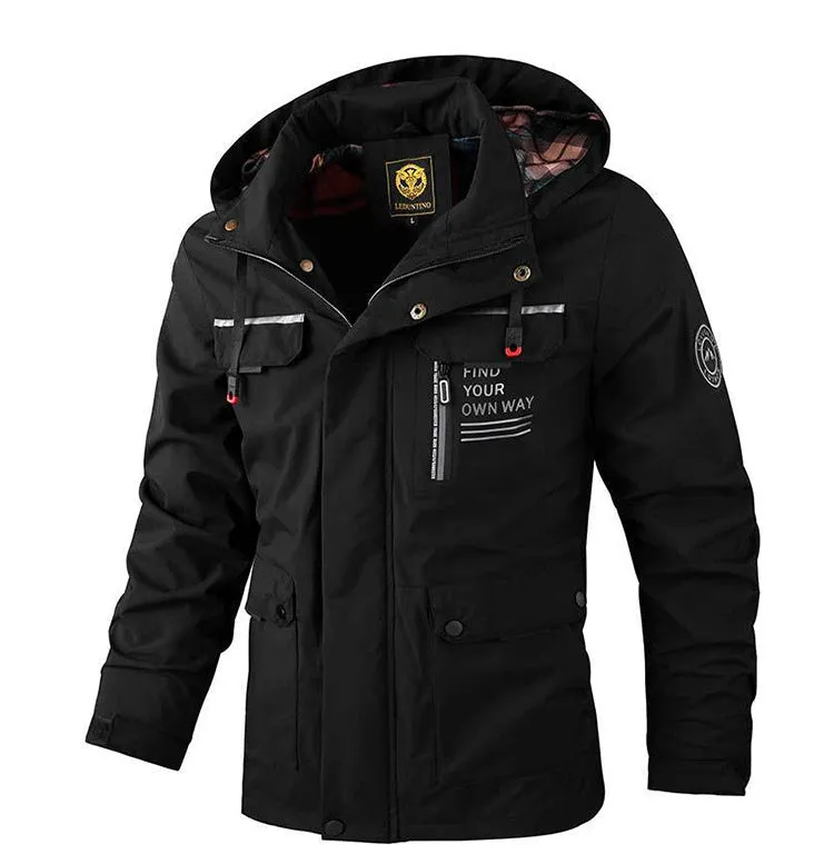Andy – Men's Hooded Parka with Multiple Pockets