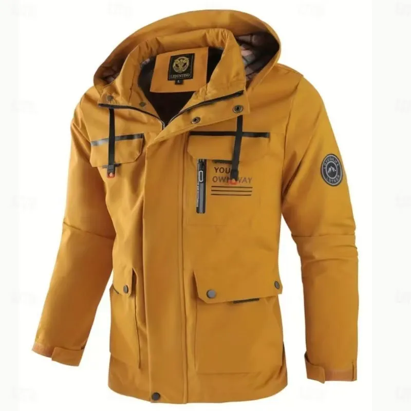 Andy – Men's Hooded Parka with Multiple Pockets