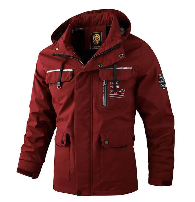 Andy – Men's Hooded Parka with Multiple Pockets