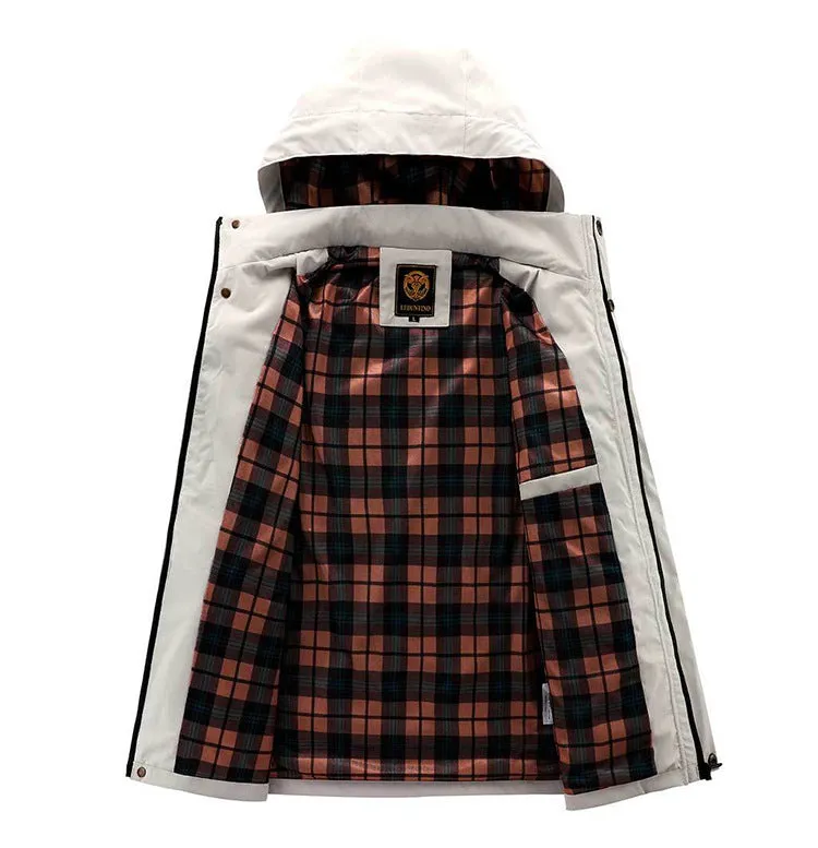 Andy – Men's Hooded Parka with Multiple Pockets