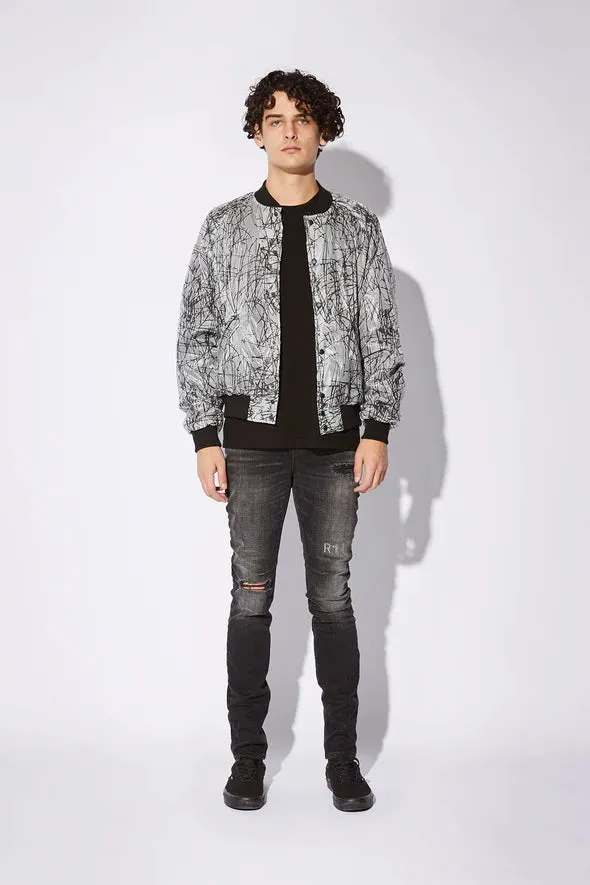 Atticus Jacket - Black Lines
