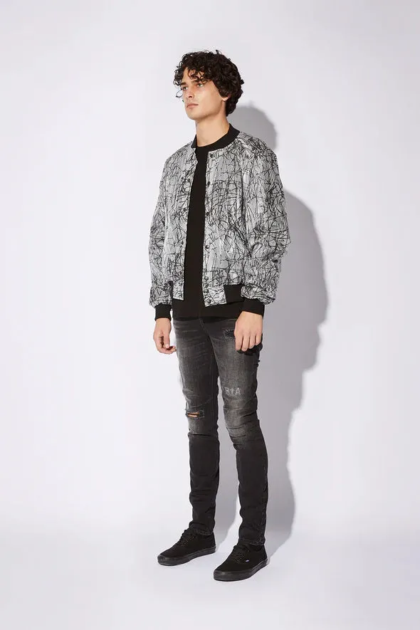 Atticus Jacket - Black Lines