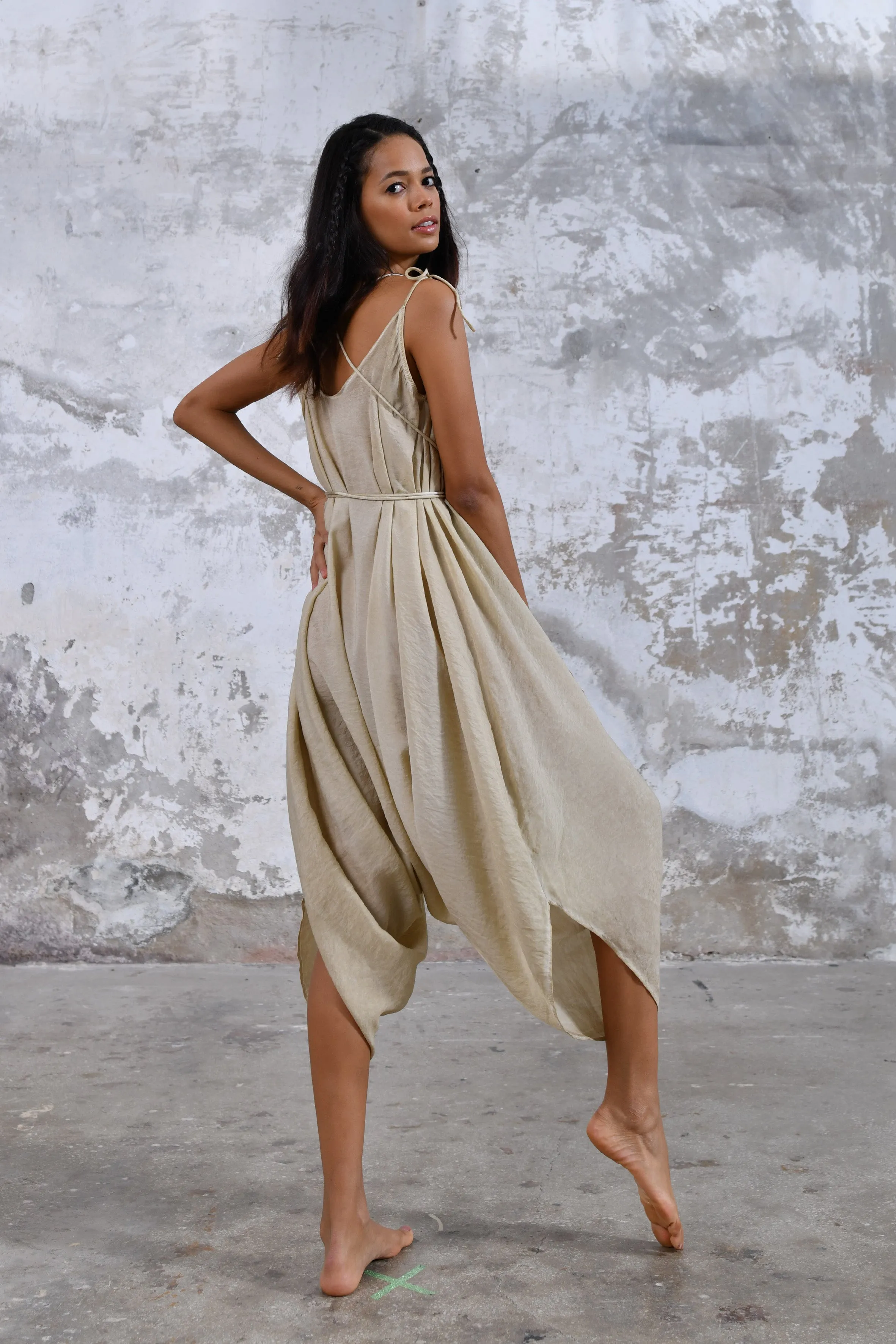 Baris Jumpsuit in Vintage Lemon