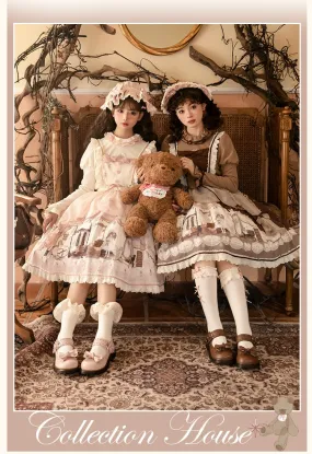(BFM)Mademoiselle Pearl~Lovely Lolita Dress OP Cloak Blouse SK Set