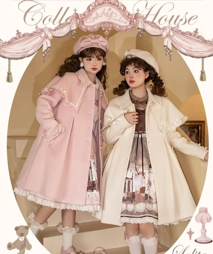 (BFM)Mademoiselle Pearl~Lovely Lolita Dress OP Cloak Blouse SK Set