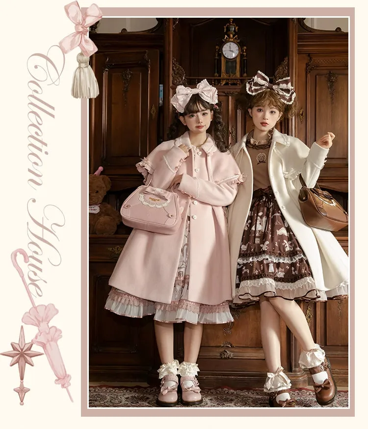 (BFM)Mademoiselle Pearl~Lovely Lolita Dress OP Cloak Blouse SK Set