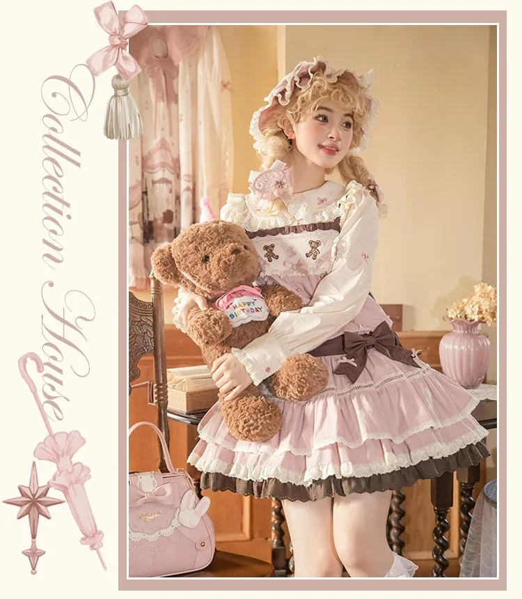 (BFM)Mademoiselle Pearl~Lovely Lolita Dress OP Cloak Blouse SK Set
