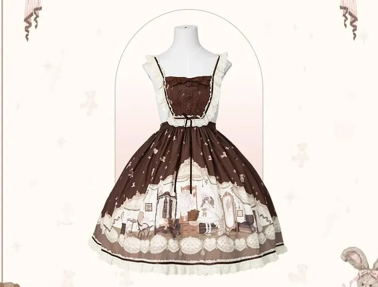 (BFM)Mademoiselle Pearl~Lovely Lolita Dress OP Cloak Blouse SK Set