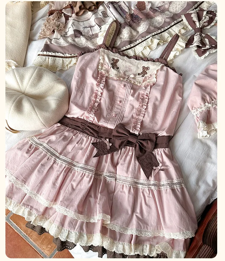 (BFM)Mademoiselle Pearl~Lovely Lolita Dress OP Cloak Blouse SK Set