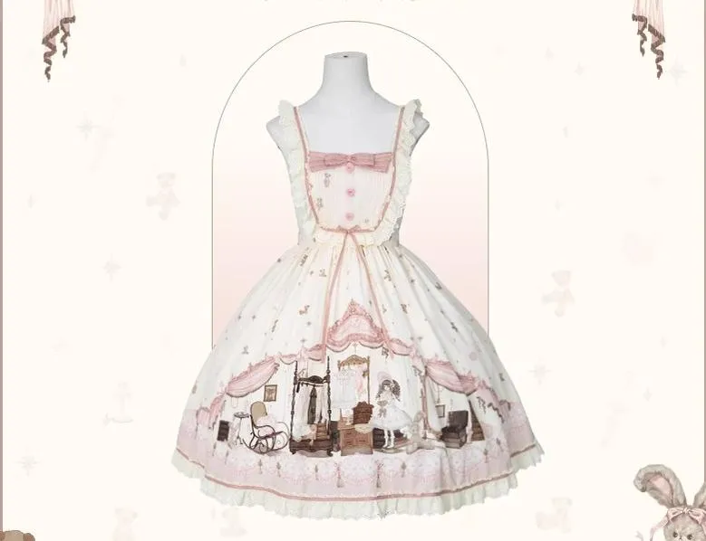(BFM)Mademoiselle Pearl~Lovely Lolita Dress OP Cloak Blouse SK Set