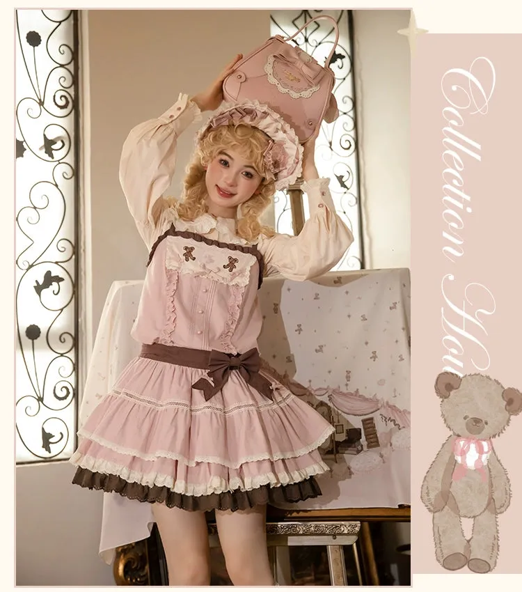 (BFM)Mademoiselle Pearl~Lovely Lolita Dress OP Cloak Blouse SK Set