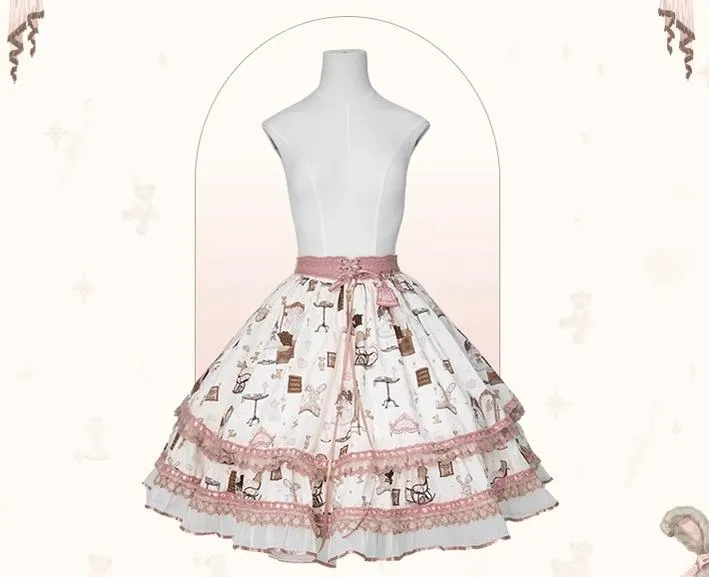 (BFM)Mademoiselle Pearl~Lovely Lolita Dress OP Cloak Blouse SK Set