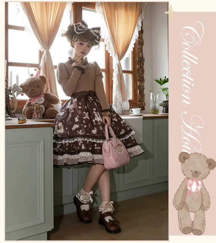 (BFM)Mademoiselle Pearl~Lovely Lolita Dress OP Cloak Blouse SK Set