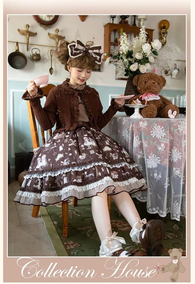(BFM)Mademoiselle Pearl~Lovely Lolita Dress OP Cloak Blouse SK Set