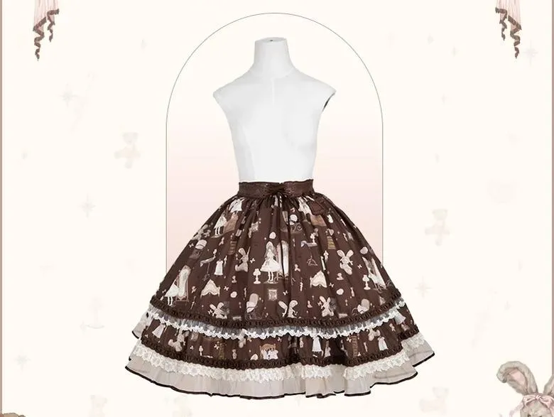 (BFM)Mademoiselle Pearl~Lovely Lolita Dress OP Cloak Blouse SK Set