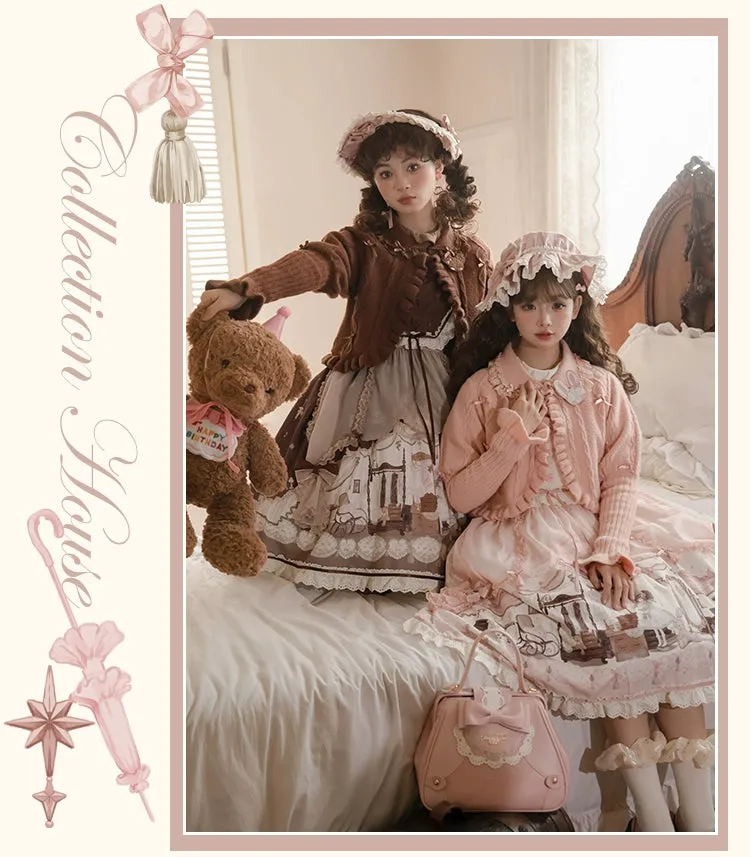 (BFM)Mademoiselle Pearl~Lovely Lolita Dress OP Cloak Blouse SK Set