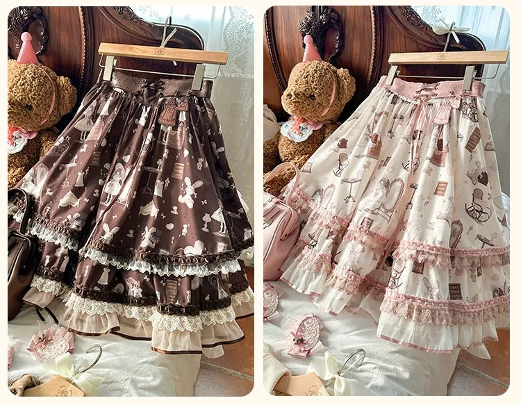 (BFM)Mademoiselle Pearl~Lovely Lolita Dress OP Cloak Blouse SK Set