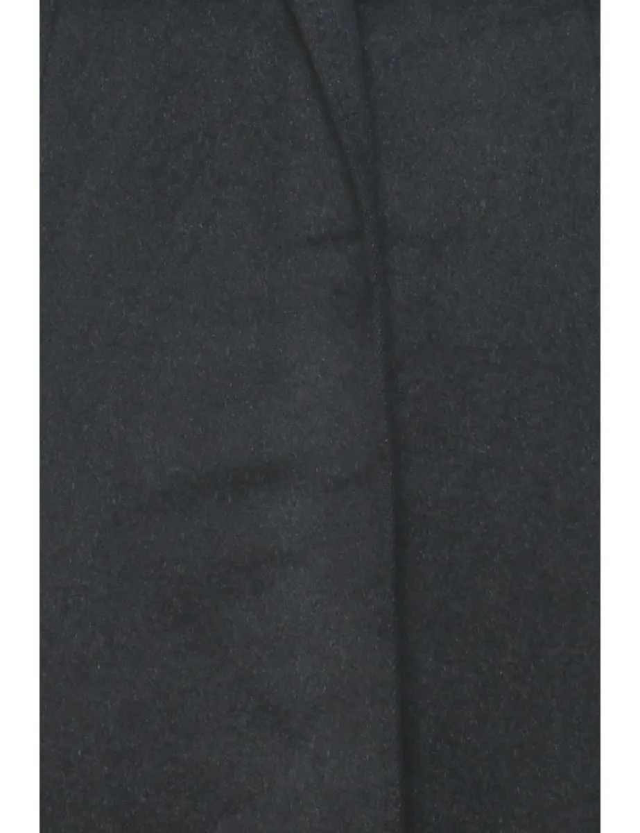 Black 1950s Coat - L