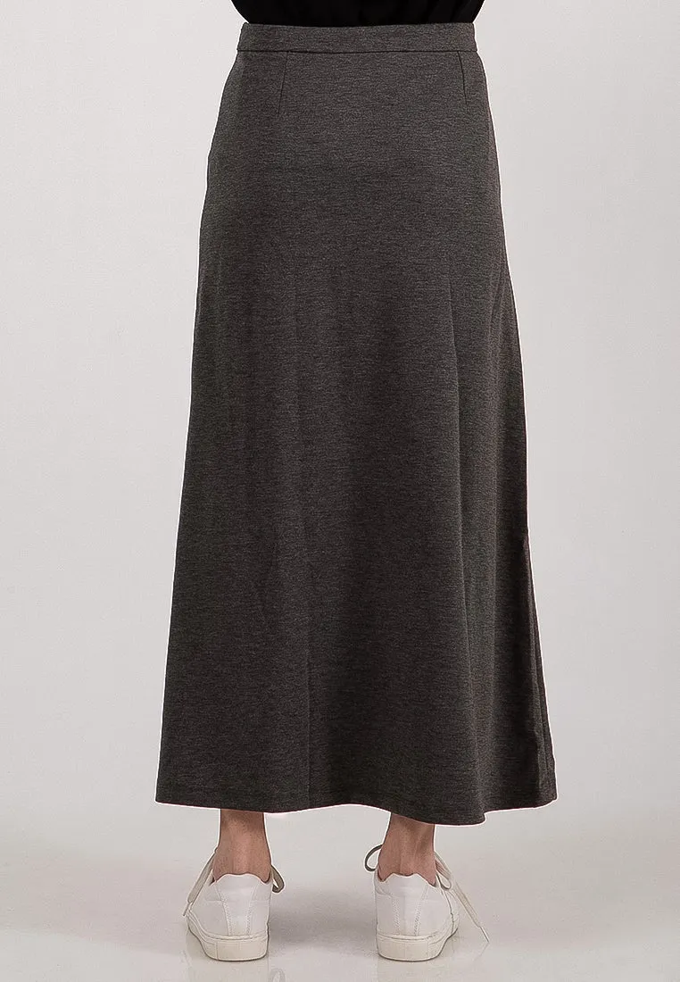 Charcoal Maxi Skirt