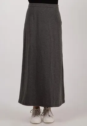 Charcoal Maxi Skirt