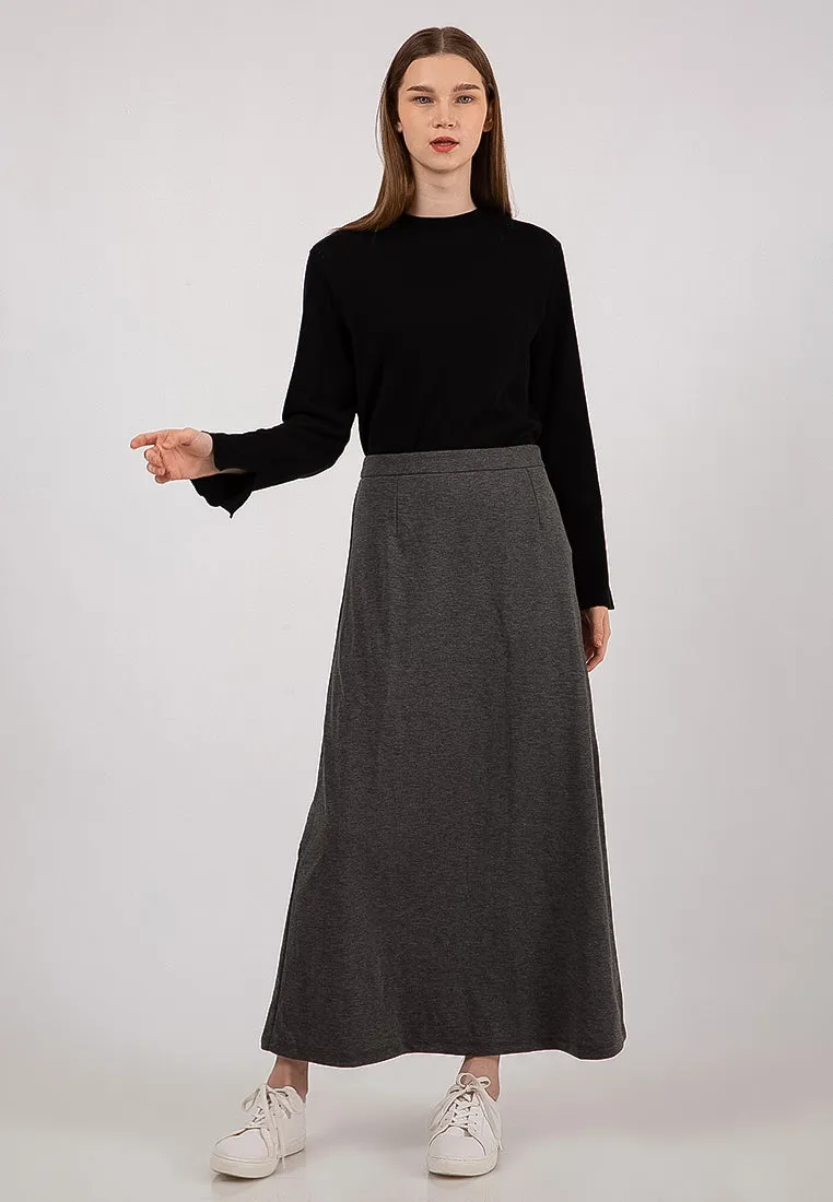 Charcoal Maxi Skirt