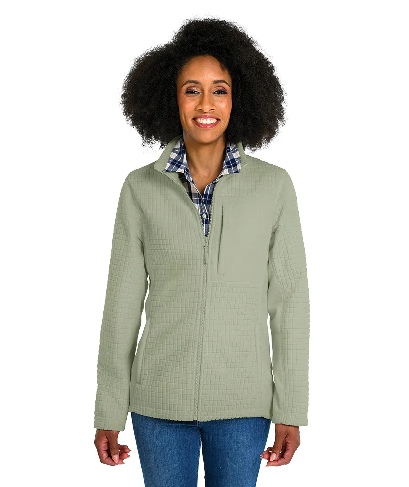 Charles River Women's Terrain Textured Fleece Jacket