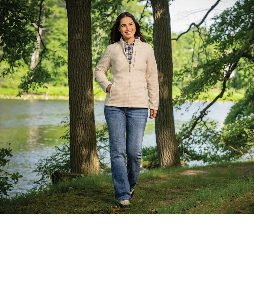 Charles River Women's Terrain Textured Fleece Jacket