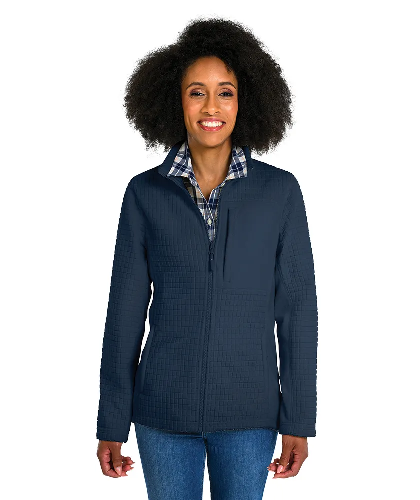 Charles River Women's Terrain Textured Fleece Jacket