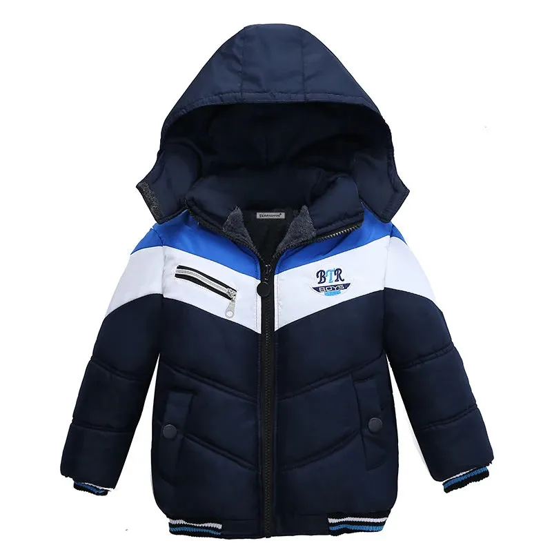 Children's Winter Coat Faux Fur Lined Hood