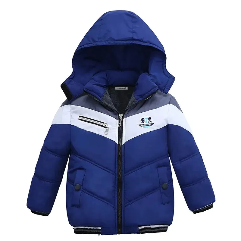 Children's Winter Coat Faux Fur Lined Hood