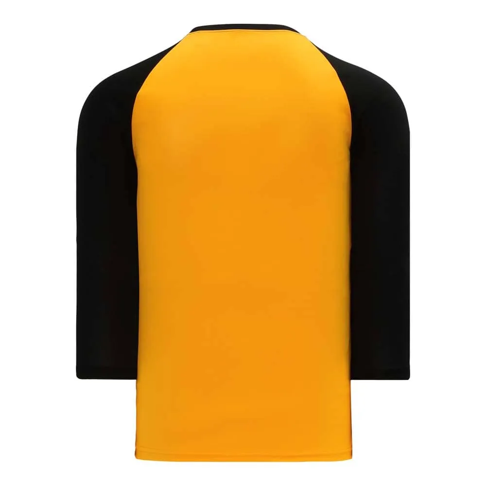Classic 3-4 Sleeve Baseball Gold-Black Shirt