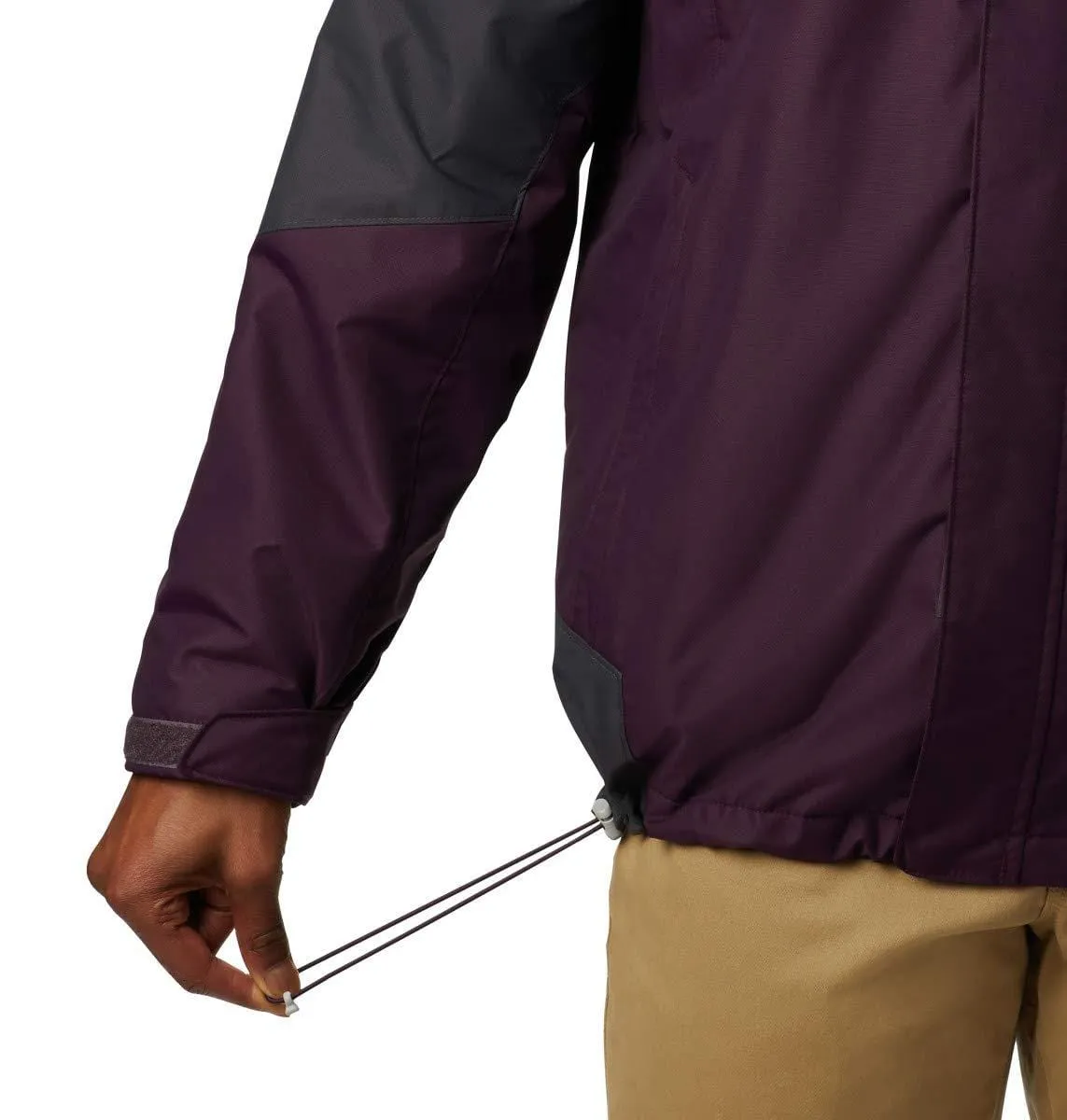 Columbia Men's Bugaboo Ii Fleece Interchange Jacket, Black Cherry, Shark, X-Large