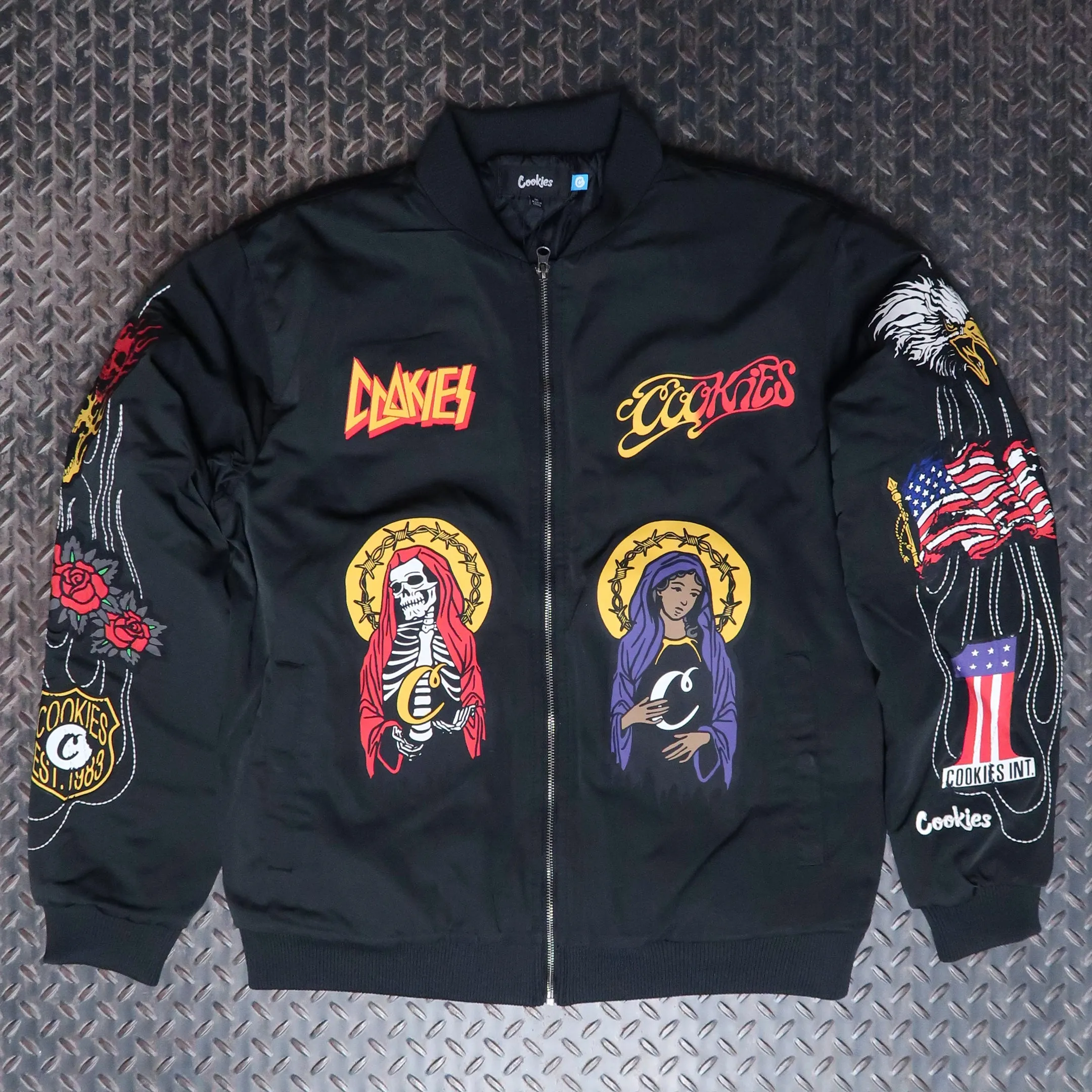 Cookies Highway Nylon Bomber Jacket
