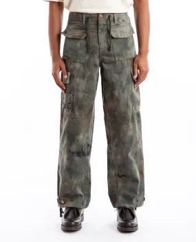 Destroyed Twill Multi Pocket Cargo Pants