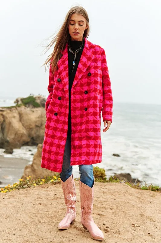 Double Button Coat Jacket