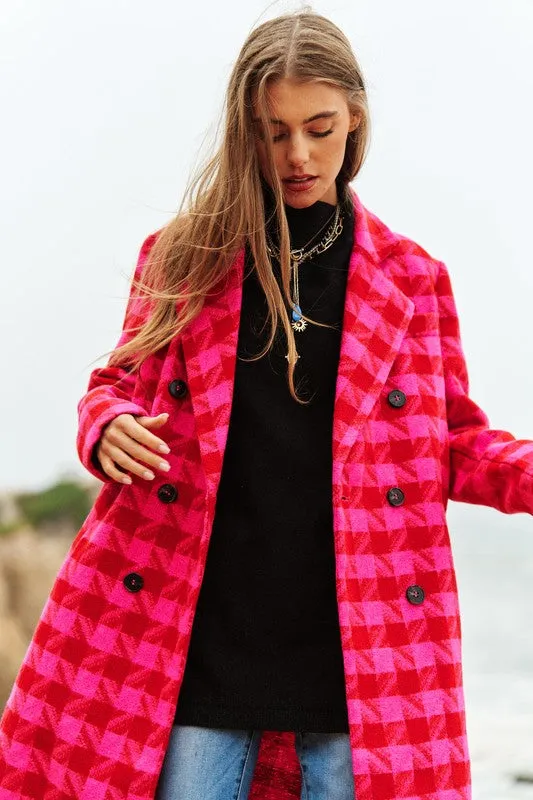 Double Button Coat Jacket