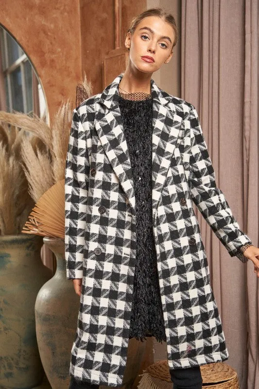 Double Button Coat Jacket