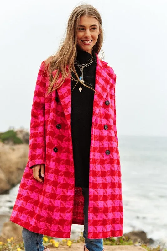 Double Button Coat Jacket