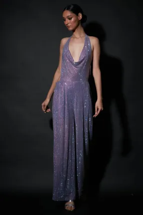 Embellished Backless Jumpsuit