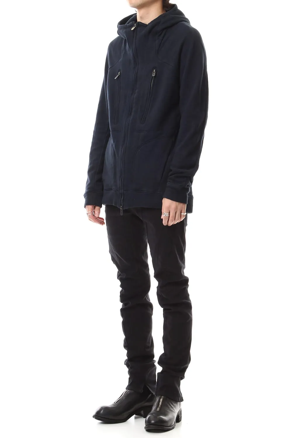 Fleece cold dyed Parka - ST101-0049A Navy